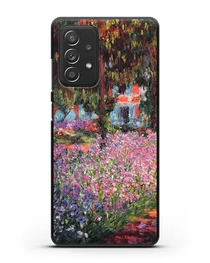Чехол Ирисы в саду Моне (Моне Клод) силиконовый для Samsung Galaxy A53