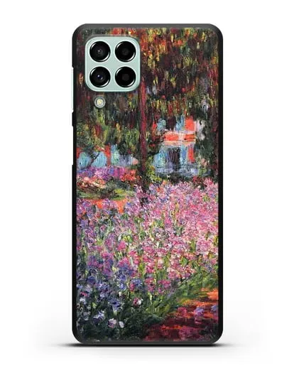 Чехол Ирисы в саду Моне (Моне Клод) силиконовый для Samsung Galaxy M53 [SM-M536]