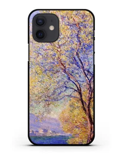 Чехол Антиб. Вид из садов Салис (Моне Клод) силиконовый для iPhone 12