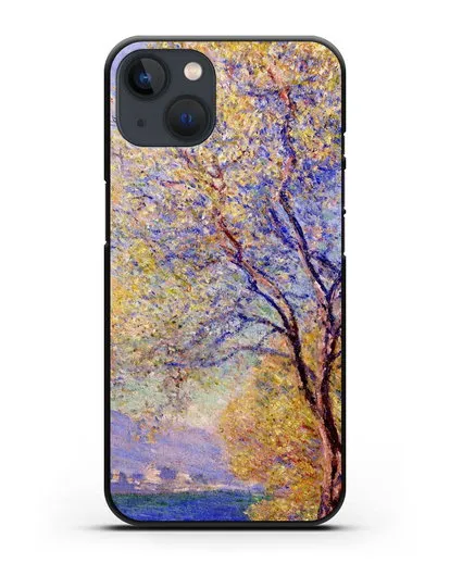 Чехол Антиб. Вид из садов Салис (Моне Клод) силиконовый для iPhone 13