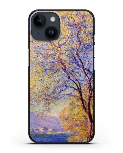 Чехол Антиб. Вид из садов Салис (Моне Клод) силиконовый для iPhone 14