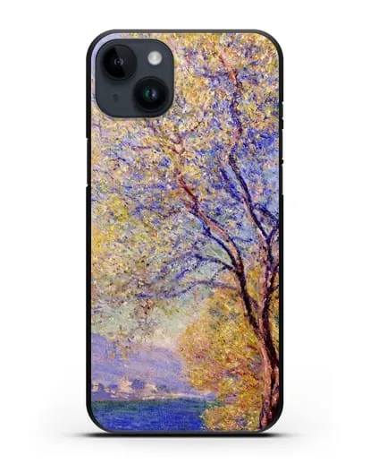 Чехол Антиб. Вид из садов Салис (Моне Клод) силиконовый для iPhone 14 Plus
