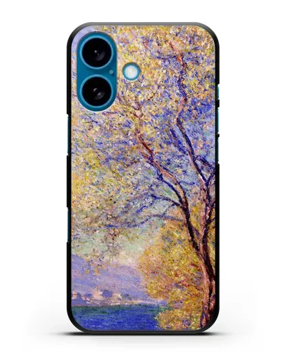 Чехол Антиб. Вид из садов Салис (Моне Клод) силиконовый для iPhone 16