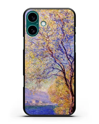 Чехол Антиб. Вид из садов Салис (Моне Клод) силиконовый для iPhone 16 Plus