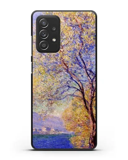 Чехол Антиб. Вид из садов Салис (Моне Клод) силиконовый для Samsung Galaxy A53