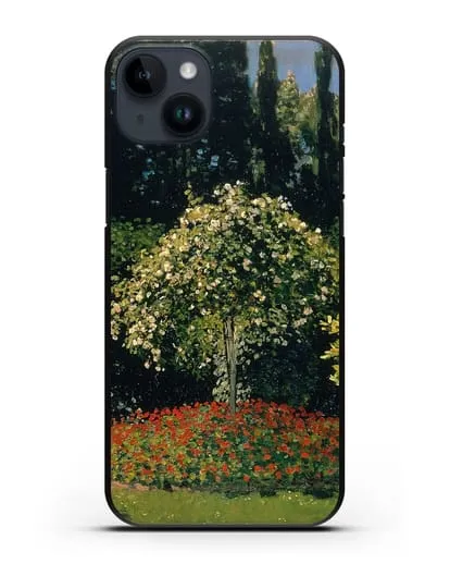 Чехол Дама в саду Сент-Андесс (Моне Клод) силиконовый для iPhone 14 Plus