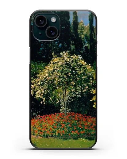 Чехол Дама в саду Сент-Андесс (Моне Клод) силиконовый для iPhone 15 Plus