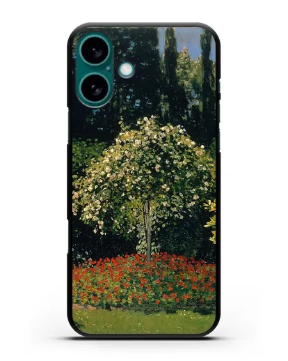 Чехол Дама в саду Сент-Андесс (Моне Клод) силиконовый для iPhone 16 Plus