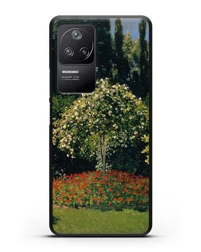 Чехол Дама в саду Сент-Андесс (Моне Клод) силиконовый для Xiaomi Poco F4