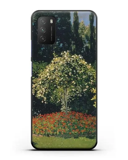 Чехол Дама в саду Сент-Андесс (Моне Клод) силиконовый для Xiaomi Poco M3