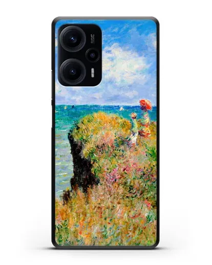 Чехол Прогулка по скале. Пурвиль (Моне Клод) силиконовый для Xiaomi Poco F5