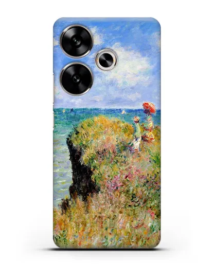 Чехол Прогулка по скале. Пурвиль (Моне Клод) силиконовый для Xiaomi Poco F6