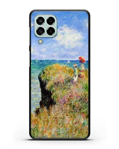 Чехол Прогулка по скале. Пурвиль (Моне Клод) силиконовый для Samsung Galaxy M53 [SM-M536]