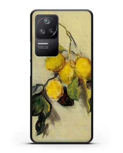 Чехол Ветка лимонов (Моне Клод) силиконовый для Xiaomi Poco F4