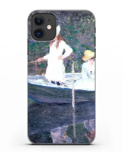Чехол В норвежской лодке. Живерни (Моне Клод) силиконовый для iPhone 11