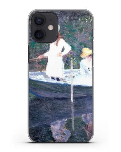 Чехол В норвежской лодке. Живерни (Моне Клод) силиконовый для iPhone 12 mini