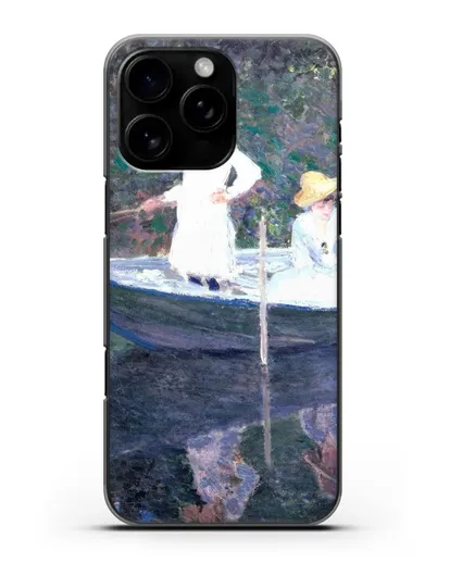 Чехол В норвежской лодке. Живерни (Моне Клод) силиконовый для iPhone 16 Pro Max