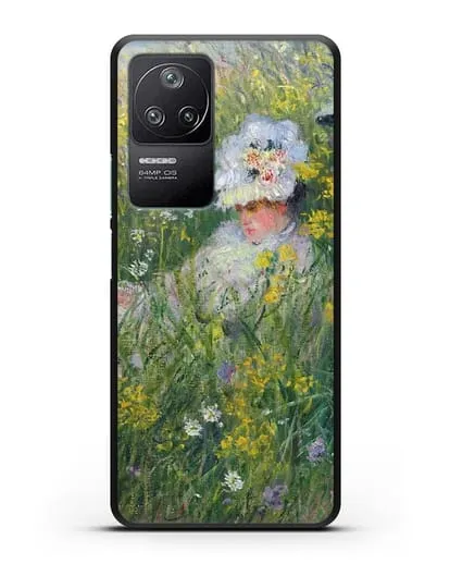 Чехол На лугу (Моне Клод) силиконовый для Xiaomi Poco F4