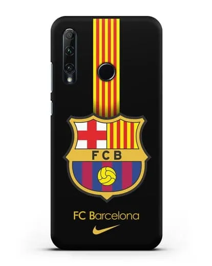 Чехол FC Barcelona с логотипом Nike силиконовый для Honor 20e