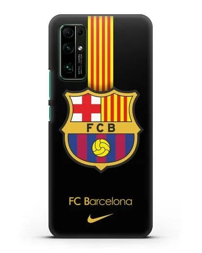 Чехол FC Barcelona с логотипом Nike силиконовый для Honor 30
