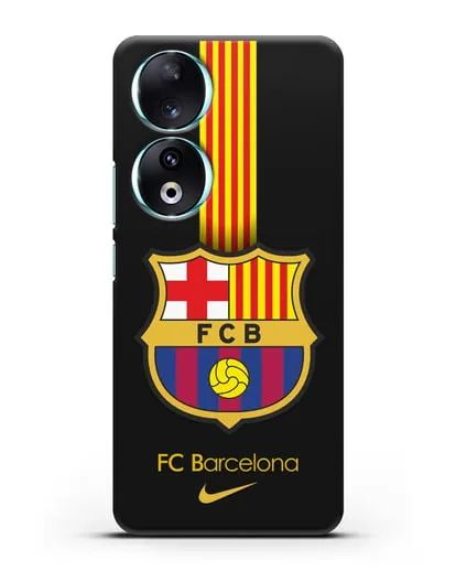 Чехол FC Barcelona с логотипом Nike силиконовый для Honor 90