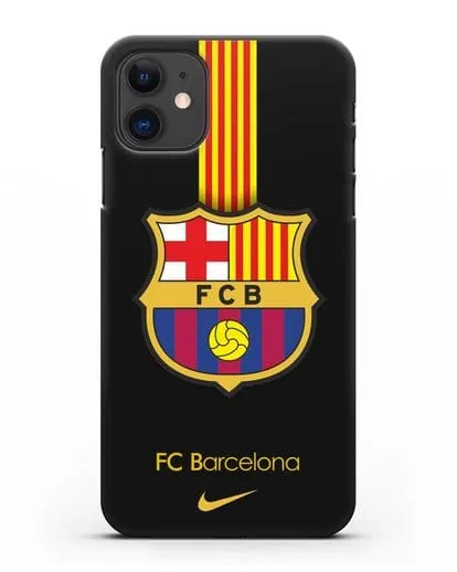 Чехол FC Barcelona с логотипом Nike силиконовый для iPhone 11