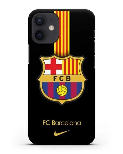 Чехол FC Barcelona с логотипом Nike силиконовый для iPhone 12 mini