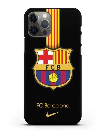 Чехол FC Barcelona с логотипом Nike силиконовый для iPhone 12 Pro