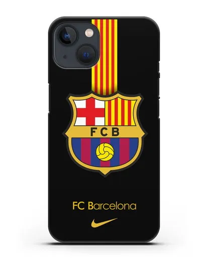 Чехол FC Barcelona с логотипом Nike силиконовый для iPhone 13 Mini