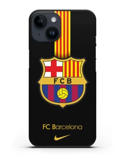 Чехол FC Barcelona с логотипом Nike силиконовый для iPhone 14