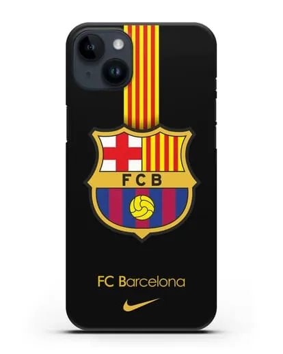 Чехол FC Barcelona с логотипом Nike силиконовый для iPhone 14 Plus