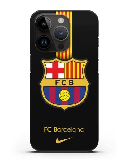 Чехол FC Barcelona с логотипом Nike силиконовый для iPhone 14 Pro
