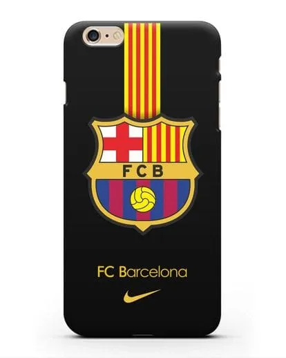 Чехол FC Barcelona с логотипом Nike силиконовый для iPhone 6s Plus