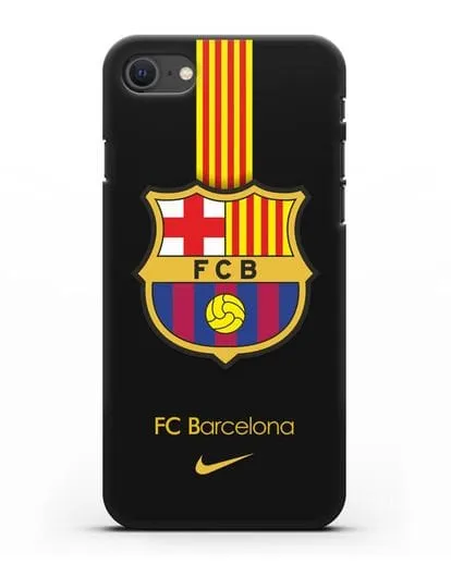 Чехол FC Barcelona с логотипом Nike силиконовый для iPhone SE 2020