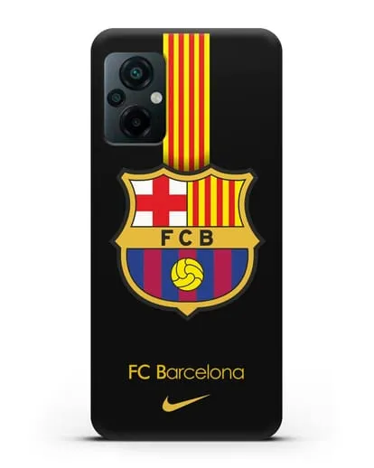 Чехол FC Barcelona с логотипом Nike силиконовый для Xiaomi Poco M5