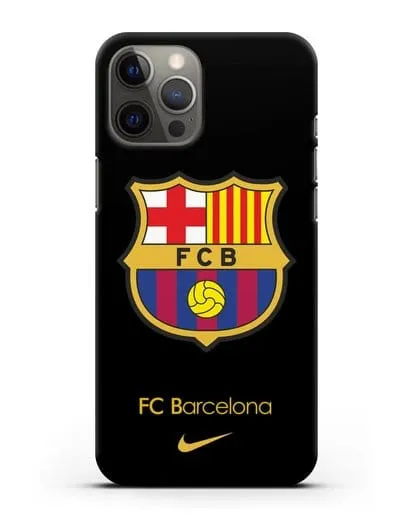 Чехол Барселона с логотипом Nike силиконовый для iPhone 12 Pro Max