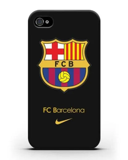 Чехол Барселона с логотипом Nike силиконовый для iPhone 4/4s