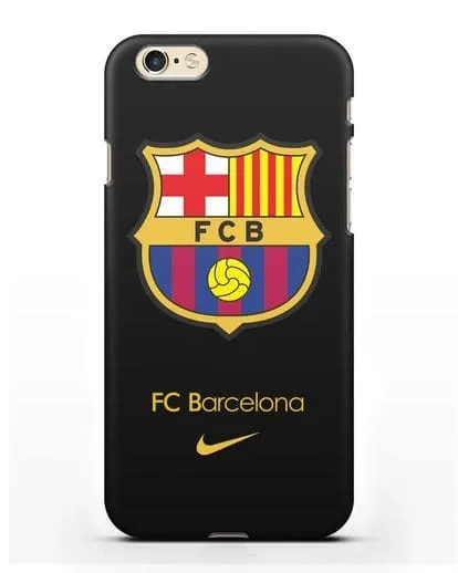 Чехол Барселона с логотипом Nike силиконовый для iPhone 6