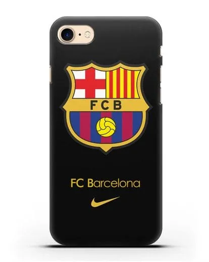 Чехол Барселона с логотипом Nike силиконовый для iPhone 7