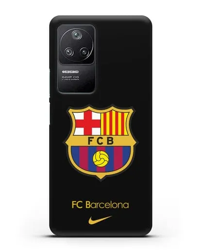 Чехол Барселона с логотипом Nike силиконовый для Xiaomi Poco F4