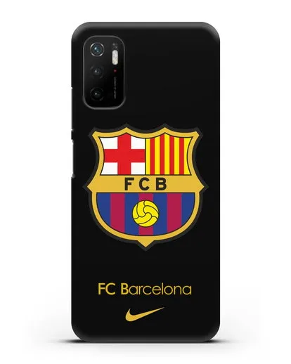 Чехол Барселона с логотипом Nike силиконовый для Xiaomi Poco M3 Pro