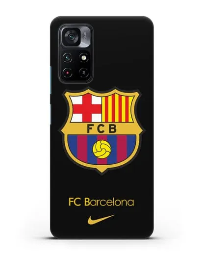 Чехол Барселона с логотипом Nike силиконовый для Xiaomi Poco M4 Pro 5G