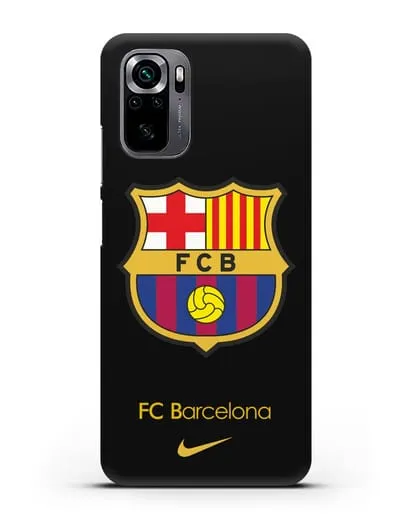 Чехол Барселона с логотипом Nike силиконовый для Xiaomi Poco M5s