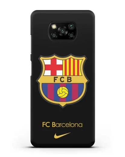 Чехол Барселона с логотипом Nike силиконовый для Xiaomi Poco X3