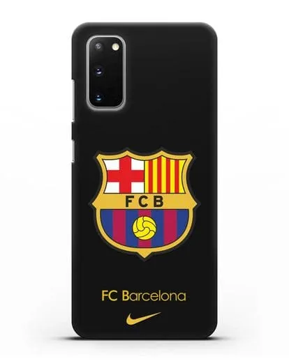 Чехол Барселона с логотипом Nike силиконовый для Samsung Galaxy S20 [SM-G980F]