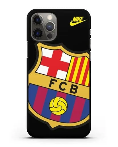 Чехол с эмблемой Барселона силиконовый для iPhone 12 Pro