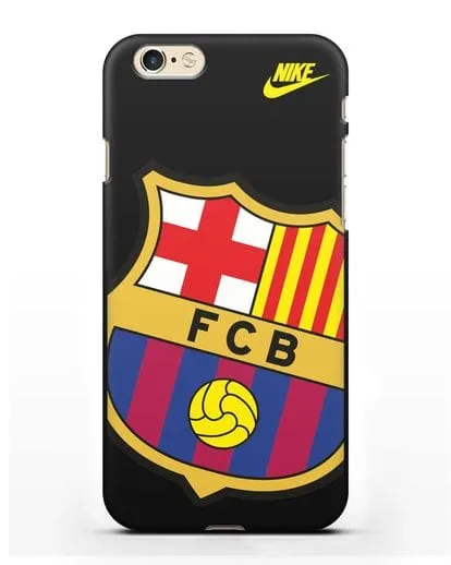 Чехол с эмблемой Барселона силиконовый для iPhone 6
