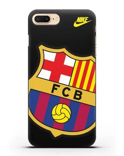 Чехол с эмблемой Барселона силиконовый для iPhone 7 Plus