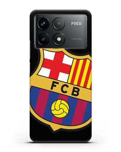 Чехол с эмблемой Барселона силиконовый для Xiaomi Poco F6 Pro
