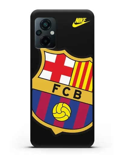 Чехол с эмблемой Барселона силиконовый для Xiaomi Poco M5